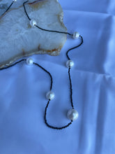 36” Black Spinel Freshwater Necklace - Vincent Peach Fine Jewelry