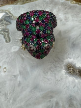 Hoppy Sapphire Frog Ring