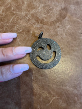 Diamond Smiley Face Pendant - Vincent Peach Fine Jewelry