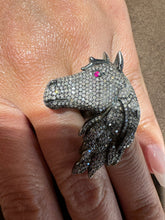 Horse Diamond Ring - Vincent Peach Fine Jewelry