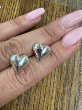 Heart Sterling Earrings - Vincent Peach Fine Jewelry