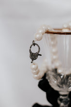 Freshwater Pearl Necklace | Diamond Clasp