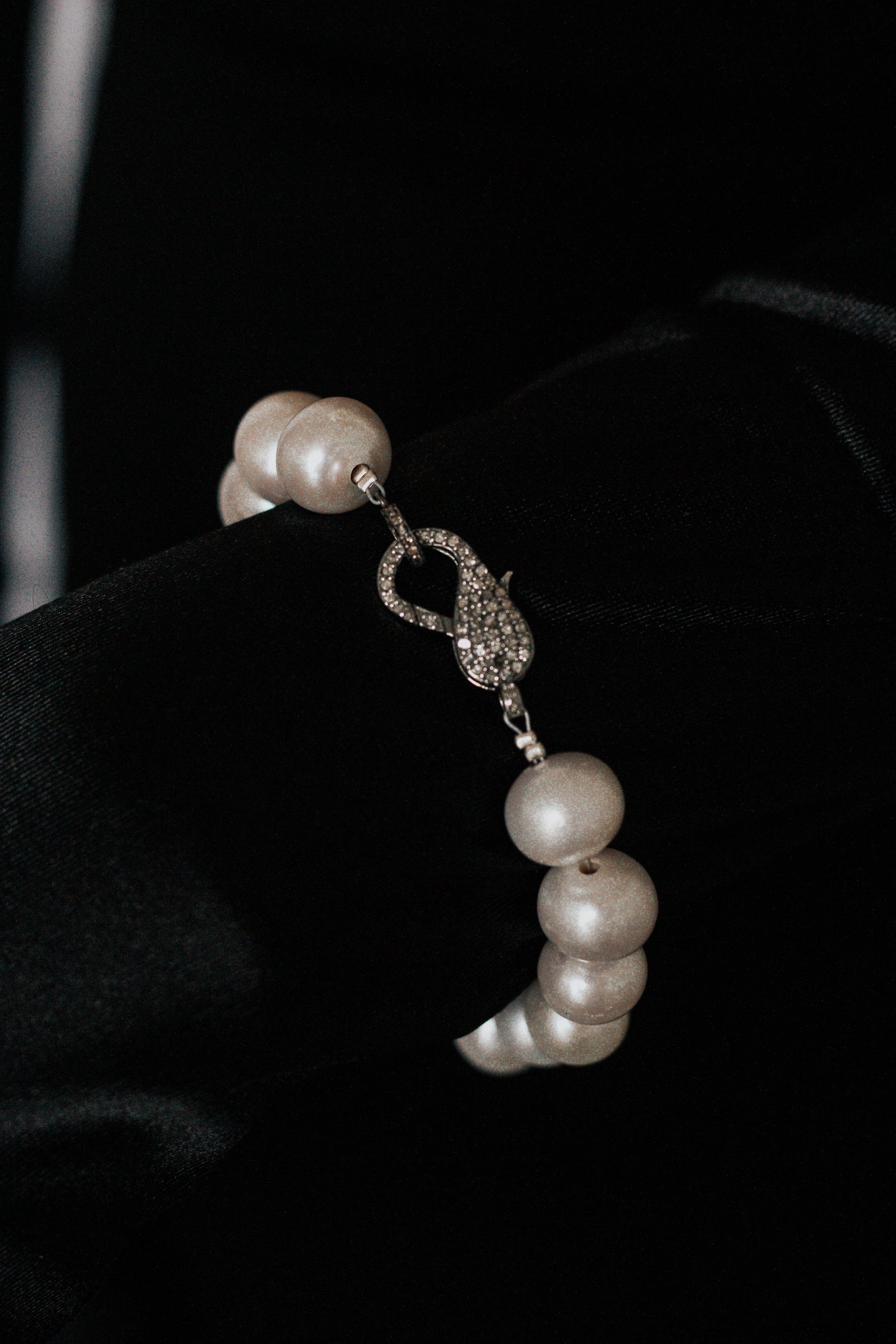 Freshwater Pearl Bracelet | Diamond Clasp