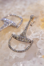 Large Equestrian Bit Earrings | Diamond