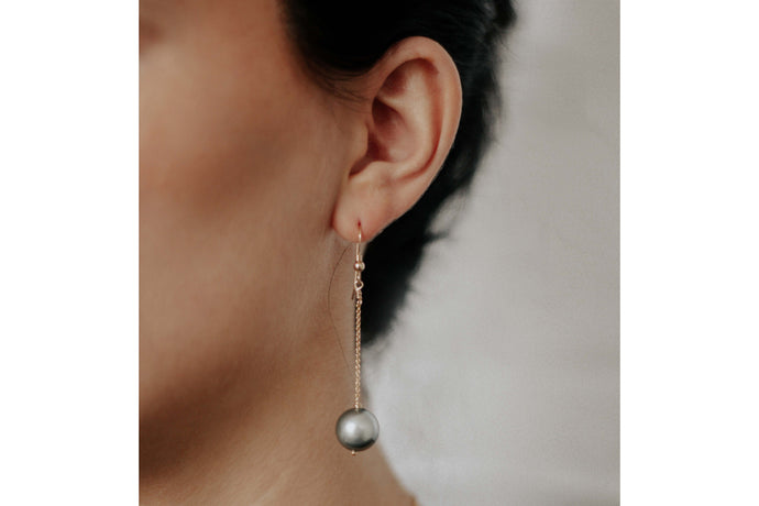 Biltmore Chain Drop Earrings | Tahitian