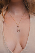 14kt Gold Horse Bit Charm Necklace