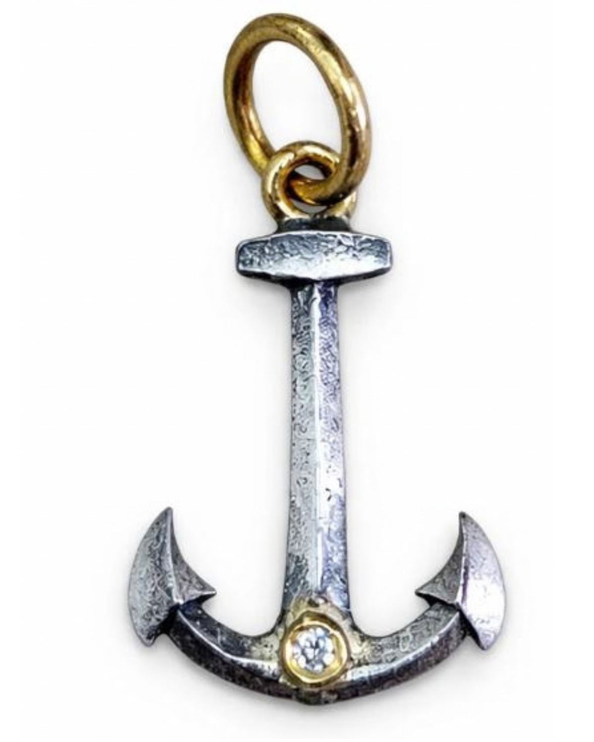 Anchor Relic Diamond Pendant by Vincent Peach