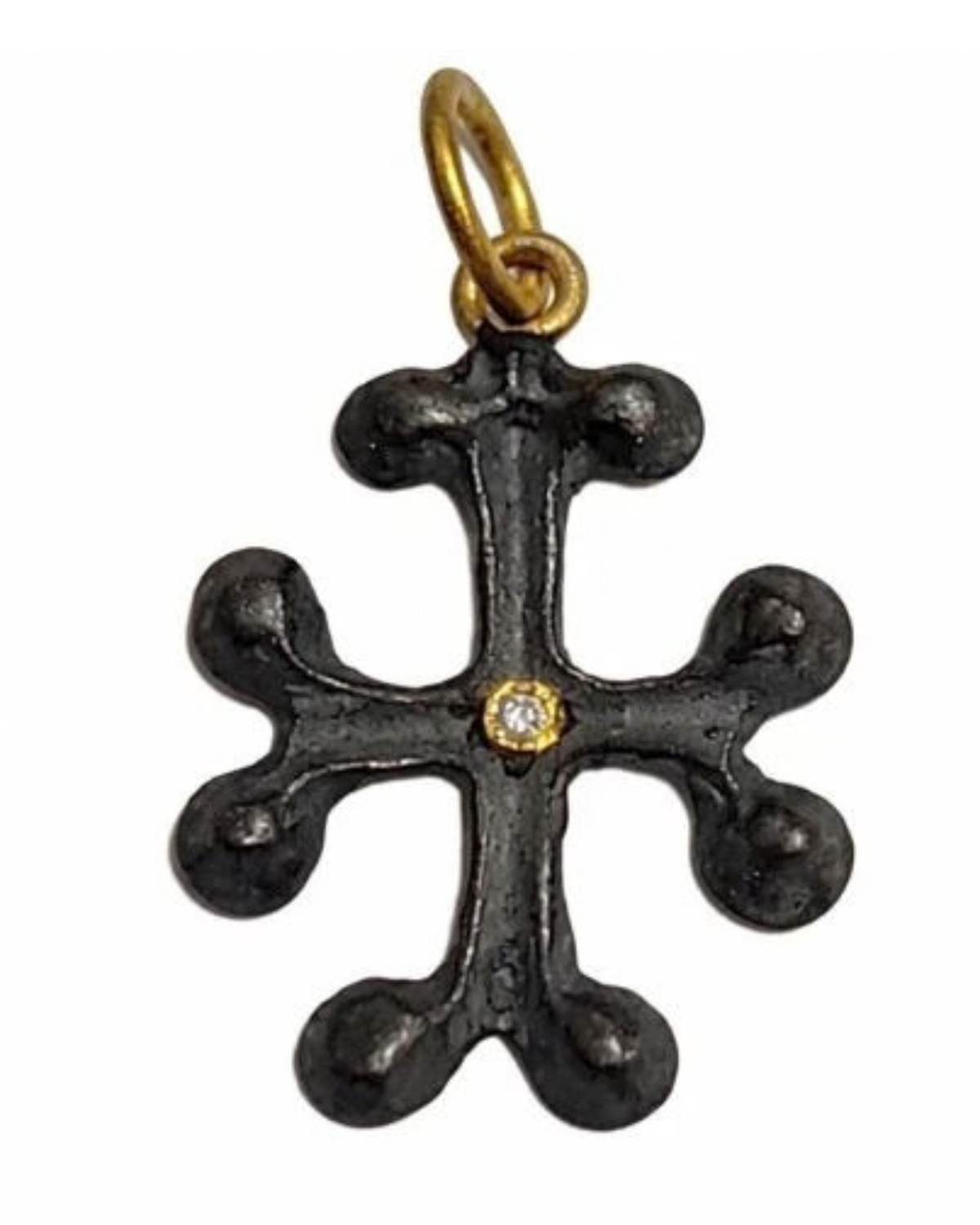 Velour Gothic Cross Pendant by Vincent Peach