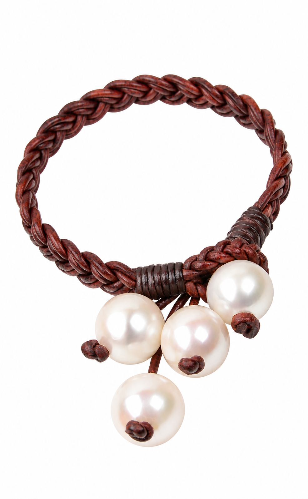 Freshwater Pearl Boho Tassel Bracelet by Vincent Peach