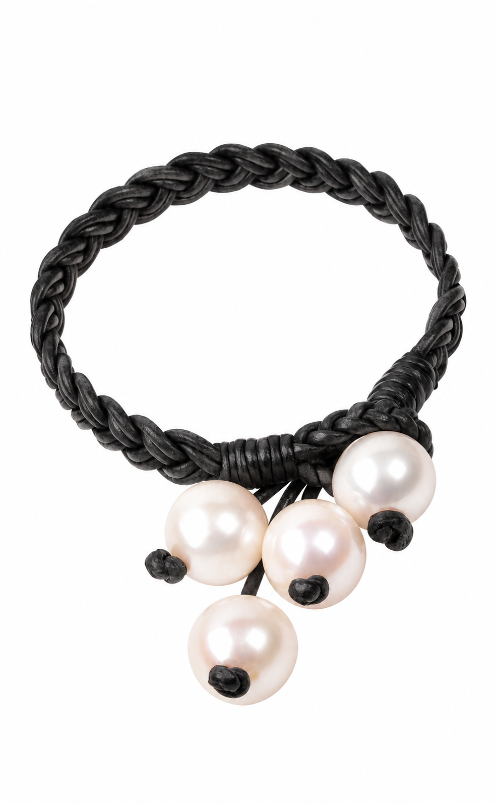Freshwater & Tahitian Boho Tassel Bracelet by Vincent Peach, view 2
