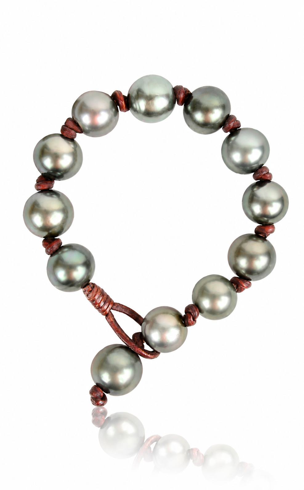 Knotted Tahitian Pearl Bracelet by Vincent Peach