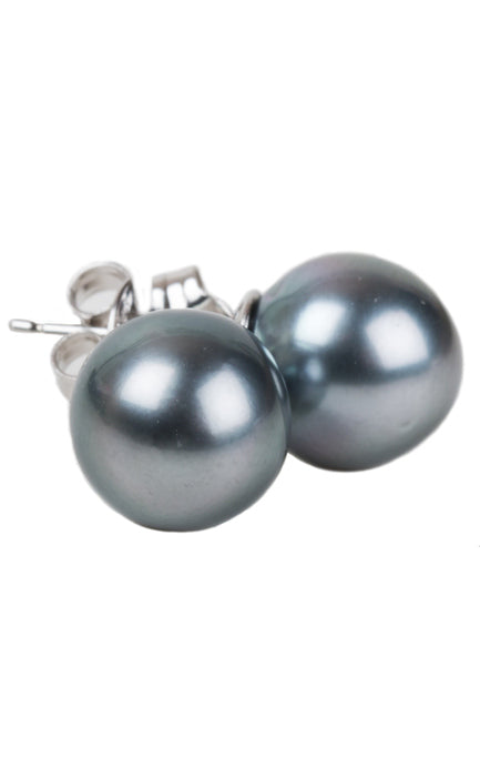 Tahitian Pearl Stud Earrings by Vincent Peach