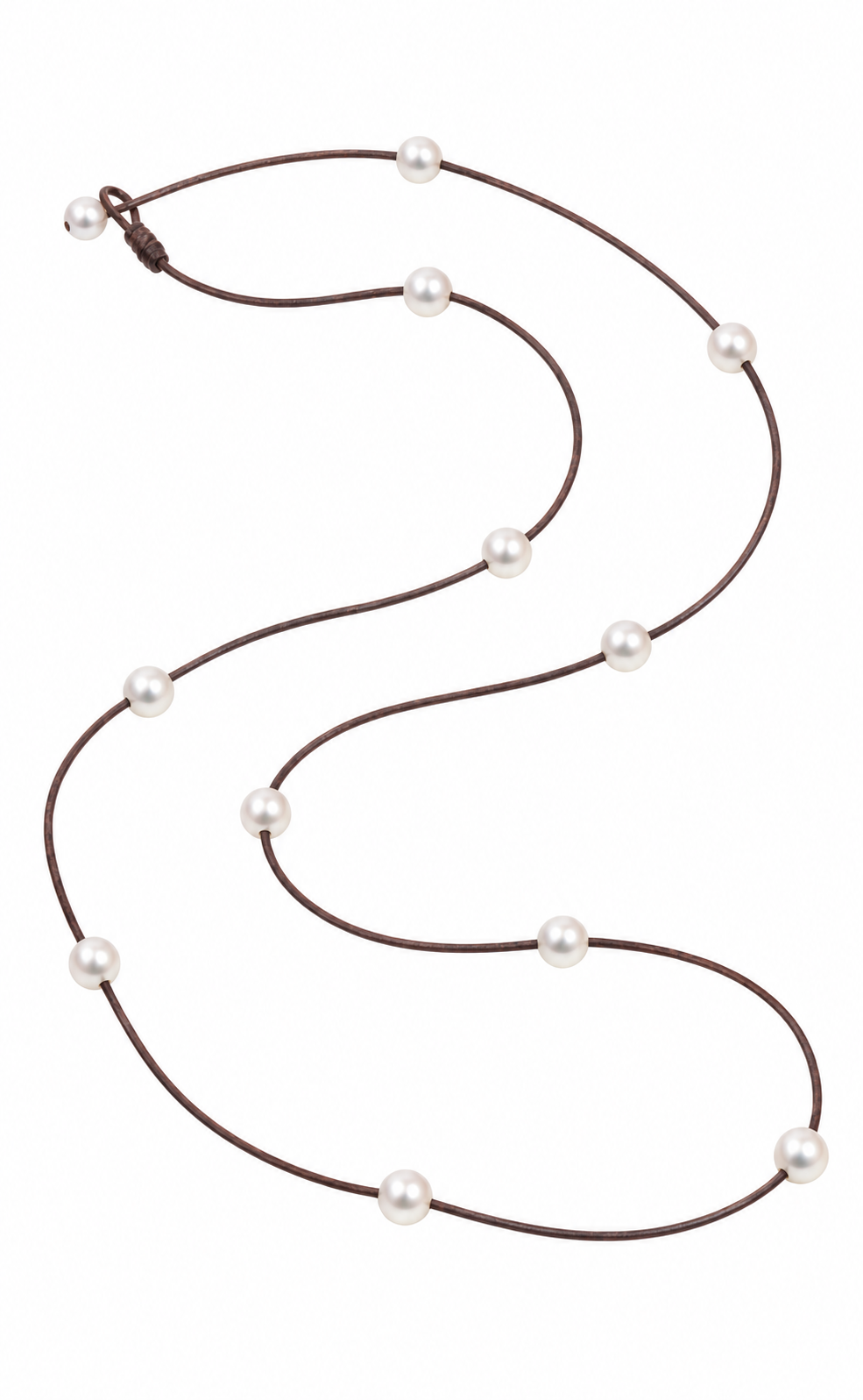 Freshwater Pearl Constellation Lariat by Vincent Peach, view 2