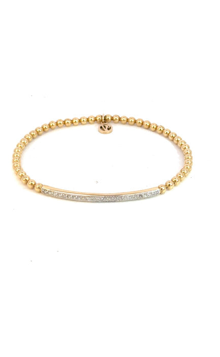 Stirata Diamond Slide Bracelet by Vincent Peach