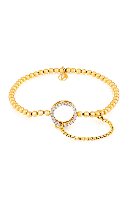 Stirata Gold Horseshoe Bracelet by Vincent Peach
