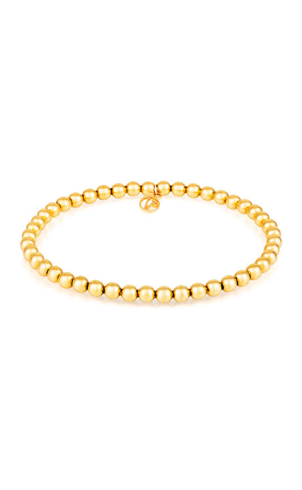 Stirata Pavé Gold Stretch Bracelet by Vincent Peach