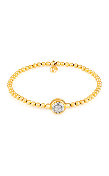 Stirata Red Lab Diamond Gold Bracelet by Vincent Peach