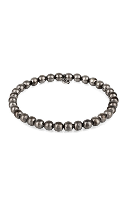 Stirata Rhodium Diamond Bar Bracelet by Vincent Peach