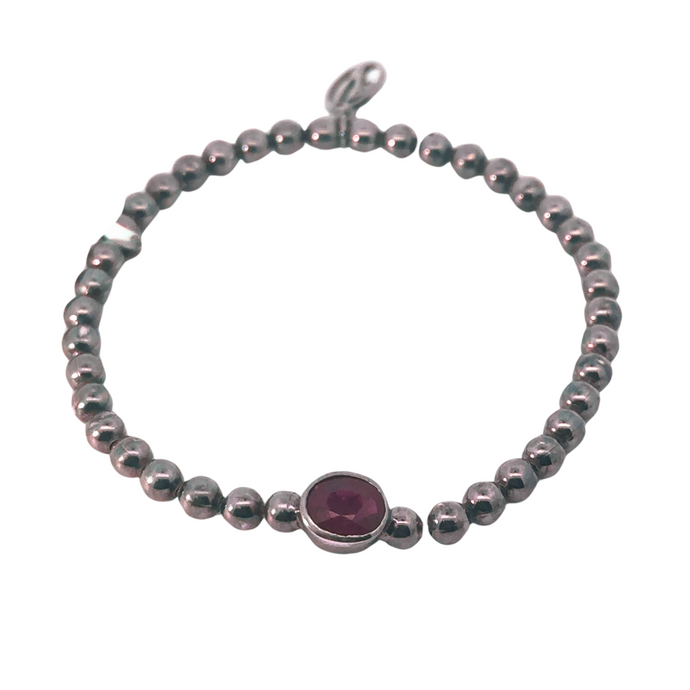 Stirata Rubellite Stretch Bracelet