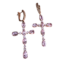 Pink Morganite Dia. earrings - Vincent Peach Fine Jewelry