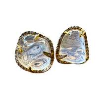 Opal Diamond Earrings - Vincent Peach Fine Jewelry