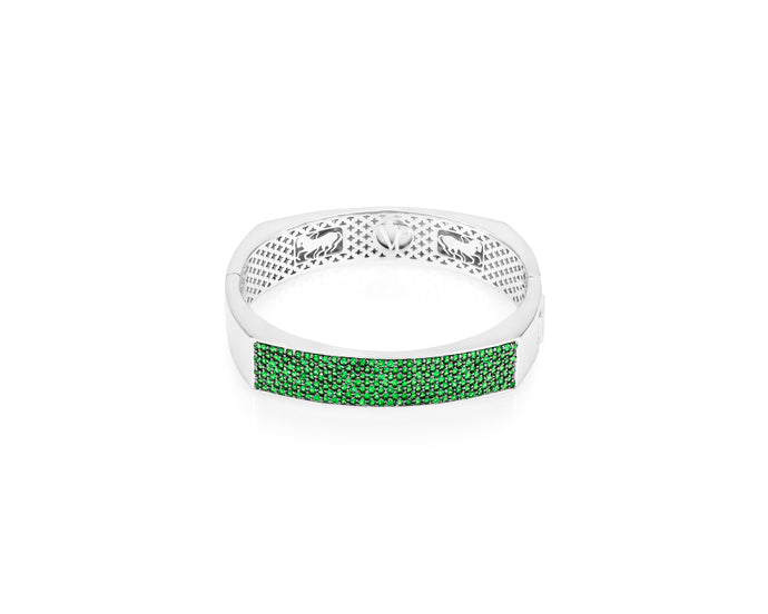 12mm Tsavorite Toulouse Bangle - Vincent Peach Fine Jewelry