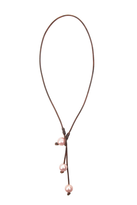 Three Pearls in a Pod, Pink Pearls - Vincent Peach Fine Jewelry