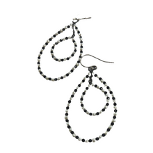 Double Spinel Cfw Drop Earrings - Vincent Peach Fine Jewelry
