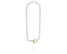 Stirrup Lock Chain Necklace | Diamond - Vincent Peach Fine Jewelry