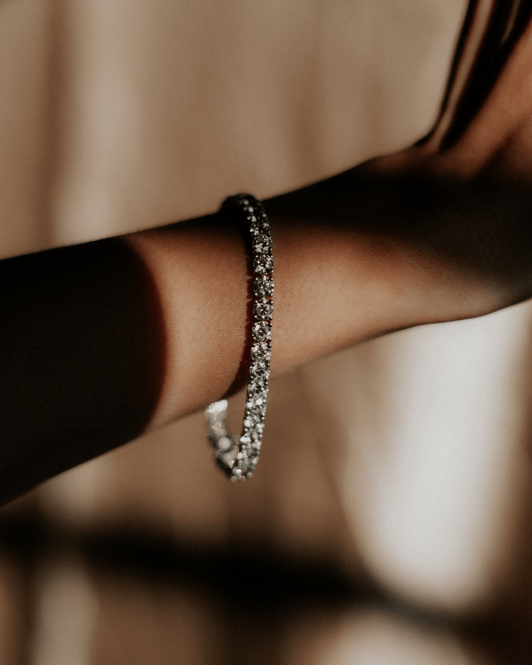 10 Carat Total Weight Lab-Grown Diamond Tennis Bracelet in 14K White Gold