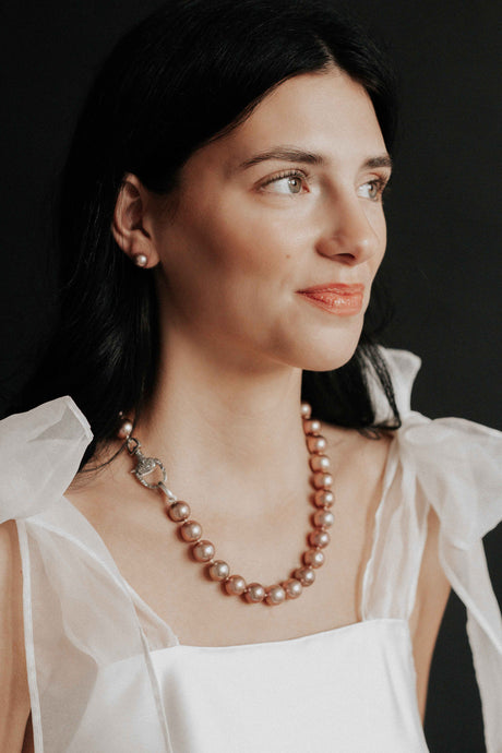 Edison Natural Vivid Pink Pearls