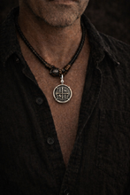 Kingdom Coin necklace Sterling Silver Frame and Coin - Vincent Peach Fine Jewelry