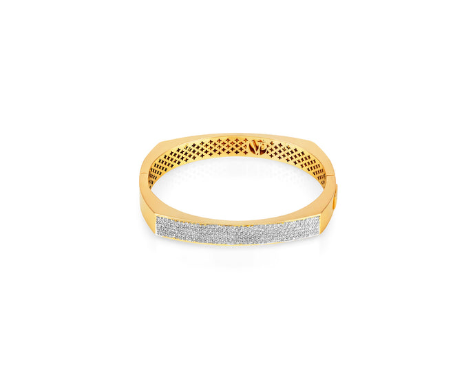 Toulouse Bangle. 8.3 mm 1.63 carat diamond - Vincent Peach Fine Jewelry
