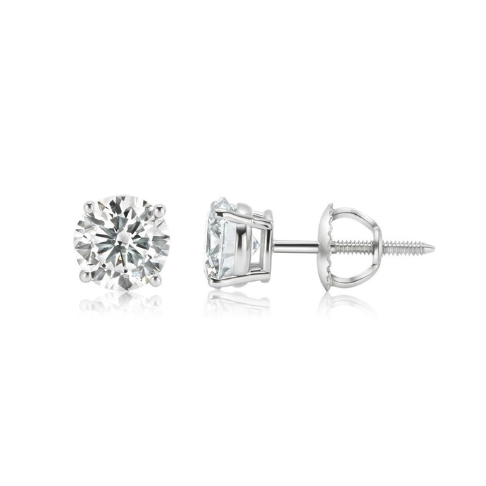 .5 CT. T.W. Round Lab-Grown Diamond Stud Earrings - Vincent Peach Fine Jewelry