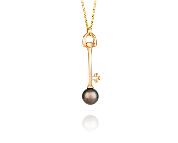 Equestrian Key Pendant - Vincent Peach Fine Jewelry