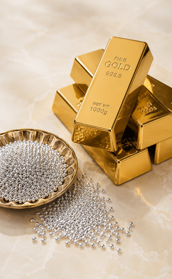 Sterling Silver & 18kt Gold