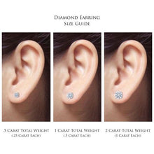 .5 CT. T.W. Round Lab-Grown Diamond Stud Earrings - Vincent Peach Fine Jewelry