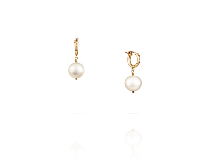 Petite Biltmore Hoops | Freshwater - Vincent Peach Fine Jewelry