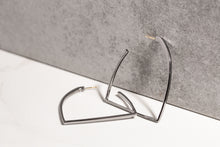 Stirrup Hoop Earrings - Vincent Peach Fine Jewelry