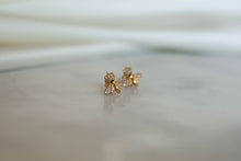 Queen Bee Earrings | Gold Diamond Wings