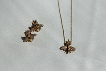Queen Bee Necklace | Gold Diamond Wings