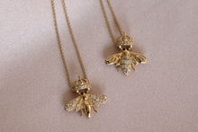 Queen Bee Necklace | Gold Diamond Wings - Vincent Peach Fine Jewelry
