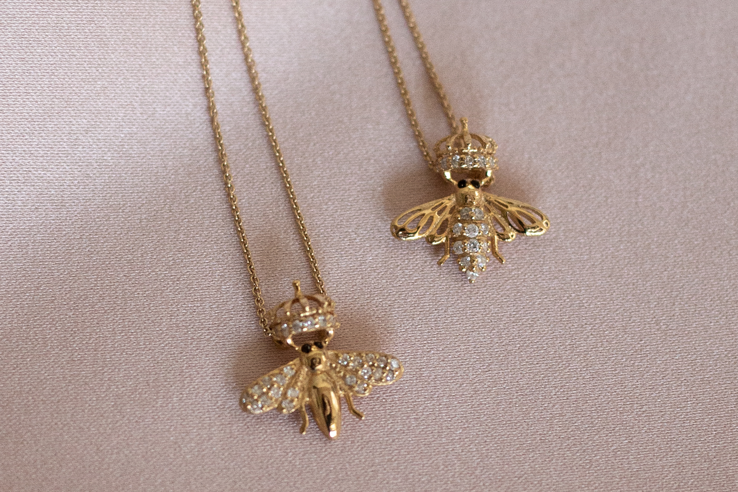 Flying Bee Charm Necklace – Rebecca Accessories