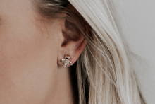 Queen Bee Earrings | Gold Diamond Body