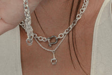 Petite Shackle Chain Necklace | Diamond