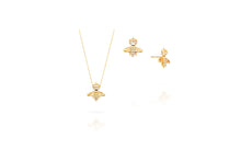Queen Bee Earrings | Gold Diamond Body - Vincent Peach Fine Jewelry