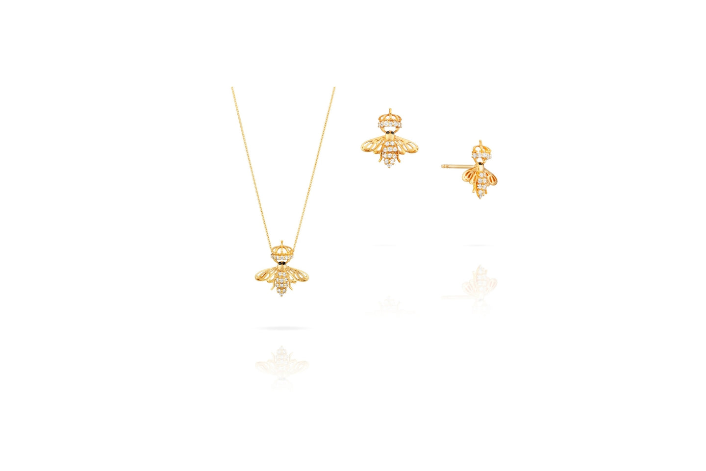 Flying Bee Charm Necklace – Rebecca Accessories