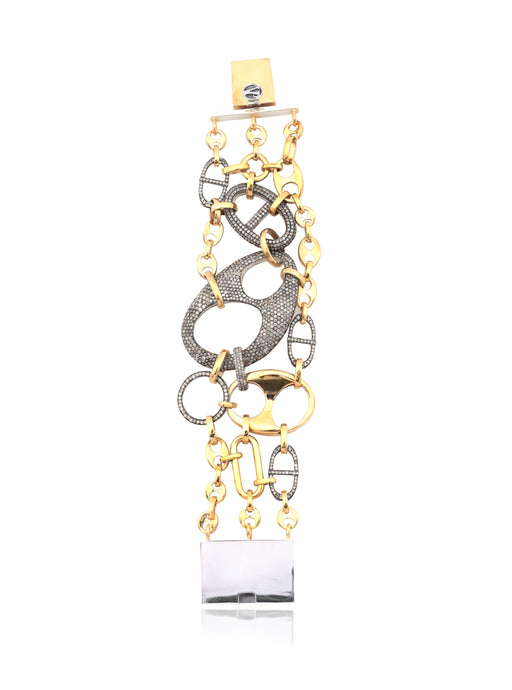 Dorado Best In Show Bracelet | Gold Diamond - Vincent Peach Fine Jewelry