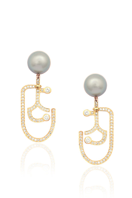 Gold and Pearl Earrings - Vincent Peach Fine Jewelry
