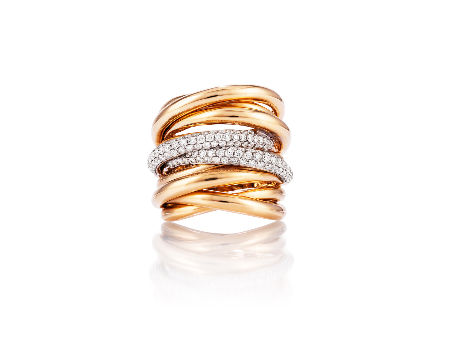 .97ct Diamond 18kt Gold Ring Nashville Vincent Peach Fine Jewelry